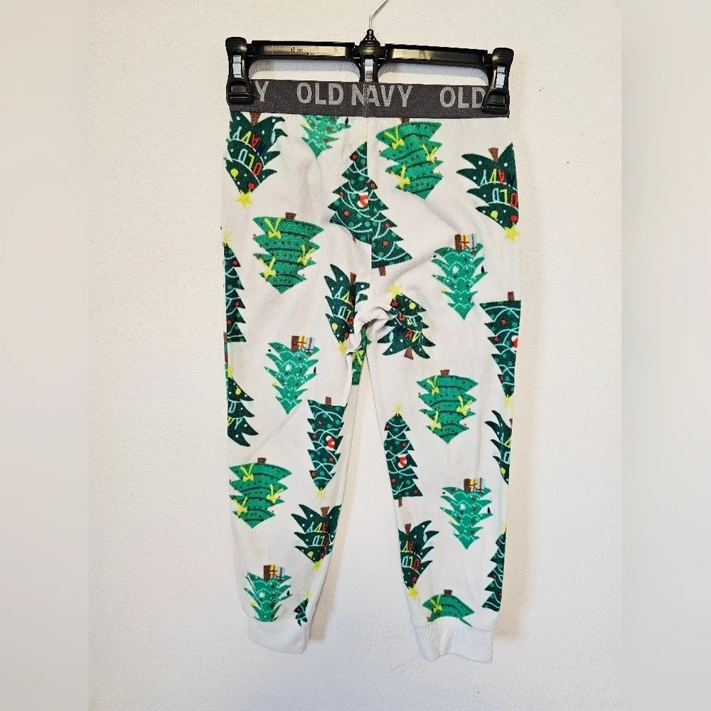 Old Navy Christmas Tree Pajama Fleece Pajama Pants Boys Small 6-7